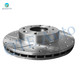 Front 240mm Drilled Slotted Brake Disc Rotors For 1993-1997 Honda Civic DEL SOL