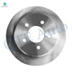 Rear 289.95mm Brake Disc Rotors For 2001-2003 Chrysler Voyager