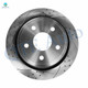 Set of 4 Front -Rear 352mm Drilled Slotted Brake Disc Rotors For 2006-2008 Dodge RAM 1500