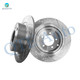 Rear 302mm Drilled Slotted Brake Disc Rotors For 2008-2013 Dodge Avenger