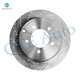 Rear 302mm Drilled Slotted Brake Disc Rotors For 2008-2013 Dodge Avenger