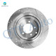 Rear 302mm Drilled Slotted Brake Disc Rotors For 2008-2013 Dodge Avenger