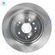 Set of 4 Front 300mm-Rear 282mm Brake Disc Rotors For 1999-2008 Acura TL