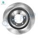 Front 338mm Brake Disc Rotors For 2010-2022 Lexus GX460
