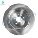 Set of 4 Front 300mm-Rear 302mm Brake Disc Rotors For 2013-2016 Lincoln MKZ