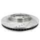 Set of 4 Front 296mm-Rear 281mm Drilled Slotted Brake Disc Rotors For 2008-2011 Toyota Avalon