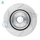 Set of 4 Front 325mm-Rear 345mm Drilled Slotted Brake Disc Rotors For 2019 Lincoln MKT