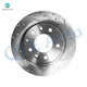 Rear 280mm Drilled Slotted Brake Disc Rotors For 2006 Lincoln Zephyr Base