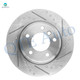 Set of 4 Front 300mm-Rear 294mm Drilled Slotted Brake Disc Rotors For 2001-2005 BMW 325I Base