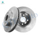 Front 256.05mm Brake Disc Rotors For For 2003-2007 Saturn ION 4 Stud Wheel