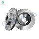 Front 255mm Drilled Slotted Brake Disc Rotors For 2004-2006 Scion XB Base