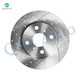 Front 255mm Drilled Slotted Brake Disc Rotors For 2004-2006 Scion XB Base