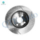 Front 255mm Drilled Slotted Brake Disc Rotors For 2004-2006 Scion XB Base