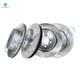 Set of 4 Front 345mm-Rear 320mm Drilled Slotted Brake Disc Rotors For 2009-2020 Dodge Challenger