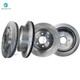 Set of 4 Front 296mm-Rear 286mm Brake Disc Rotors For 2005-2022 Nissan Frontier