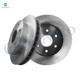 Front 294.9mm Brake Disc Rotors For 1999 2000 Cadillac Escalade 6 Stud Wheel
