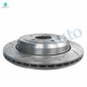 Set of 4 330mm Front-Rear Drilled Slotted Brake Disc Rotors For 2011 Jeep Grand Cherokee