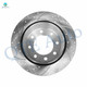 Set of 4 Front 325mm-Rear 330mm Drilled Slotted Brake Disc Rotors For 2006-2020 GMC Savana 3500