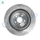 Front 352mm Drilled Slotted Brake Disc Rotors For 2014-2018 Ford Special Service Police Sedan