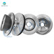 Set of 4 Front 296mm-Rear 288mm Brake Disc Rotors For 2004-2007 Toyota Highlander