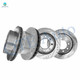 Set of 4 Front 325mm-Rear 330mm Drilled Slotted Brake Disc Rotors For 2003 2005 2006 Chevrolet Silverado 1500 HD