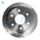 Rear 325mm Drilled Slotted Brake Disc Rotors For 2003 2004 Chevrolet Avalanche 1500
