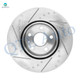 Set of 4 Front 321mm-Rear 315mm Drilled Slotted Brake Disc Rotors For 2014-2020 Chevrolet Impala