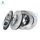 Set of 4 Front 330mm-Rear 315mm Drilled Slotted Brake Disc Rotors For 2019 Cadillac XTS