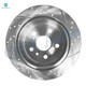Set of 4 Front 275mm-Rear 269mm Drilled Slotted Brake Disc Rotors For 2002-2006 Toyota Camry