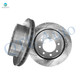 Rear 330mm Drilled Slotted Brake Disc Rotors For 2003 2004 GMC Sierra 2500