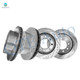 Set of 4 Front 325mm-Rear 330mm Drilled Slotted Brake Disc Rotors For 2003 2004 GMC Sierra 2500