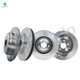 Set of 4 Front 330mm-Rear 334mm Brake Disc Rotors For 2009-2015 Honda Pilot
