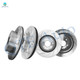 Set of 4 Front 295.5mm-Rear 292mm Drilled Slotted Brake Disc Rotors For 2003-2005 Infiniti G35