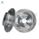 Rear 300mm Drilled Slotted Brake Disc Rotors For 2008-2012 Mercedes-Benz C300