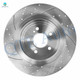 Rear 300mm Drilled Slotted Brake Disc Rotors For 2008-2012 Mercedes-Benz C300