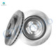 Front 352mm Brake Disc Rotors For 2013-2016 Lincoln MKS