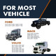 Rear Shock Absorber For 2017-2019 Volvo Vnl 760