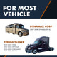 Front Shock Absorber For 2012-2023 Freightliner 108Sd Severe Duty Series