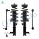 Set of 4 Front Sway Bar Link-Quick Complete Strut-Coil Spring Assembly For 2016 Chevrolet Malibu Limited