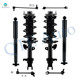 Set of 8 Front Sway Bar Link-Quick Complete Strut-Coil Spring Assembly-Rear Sway Bar Link-Shock Absorber For 2010-2013 Acura ZDX