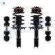 Set of 4 Front Sway Bar Link-Quick Complete Strut-Coil Spring Assembly For 2005 2006 Buick Terraza