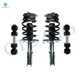 Set of 4 Front Sway Bar Link-Quick Complete Strut-Coil Spring Assembly For 1998-2004 Cadillac Seville