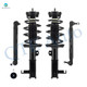 Set of 4 Front Sway Bar Link-Quick Complete Strut-Coil Spring Assembly For 2014-2019 Chevrolet Impala L4