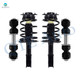 Set of 4 Front Sway Bar Link-Quick Complete Strut-Coil Spring Assembly For 1991-1993 Cadillac Deville