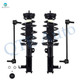 Set of 4 Front Sway Bar Link-Quick Complete Strut-Coil Spring Assembly For 2014-2020 Chevrolet Impala