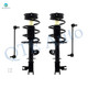 Set of 4 Front Sway Bar Link-Quick Complete Strut-Coil Spring Assembly For 2016 Nissan Murano