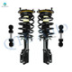 Set of 4 Front Sway Bar Link-Quick Complete Strut-Coil Spring Assembly For 2000-2005 Cadillac Deville