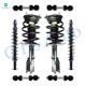 Set of 8 Front Sway Bar Link-Quick Complete Strut-Coil Spring Assembly-Rear Sway Bar Link-Shock Absorber Conversion Kit For 2006-2011 Cadillac DTS