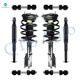 Set of 8 Front Sway Bar Link-Quick Complete Strut-Coil Spring Assembly-Rear Sway Bar Link-Complete Shock Absorber Kit For 2006-2011 Cadillac DTS