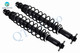 Set of 8 Front Sway Bar Link-Quick Complete Strut-Coil Spring Assembly-Rear Sway Bar Link-Shock Absorber Conversion Kit For 1998 1999 Buick Riviera
